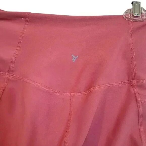 Old Navy Women's Rose Pink Poly/Spandex High Rise Leggings w Pockets - Picture 5 of 10